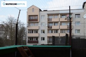siatki dla kota taras montaz, zabezpieczenie przed wypadnieciem kota, siatki ochronne kot taras krakow, montaz siatki dla kota